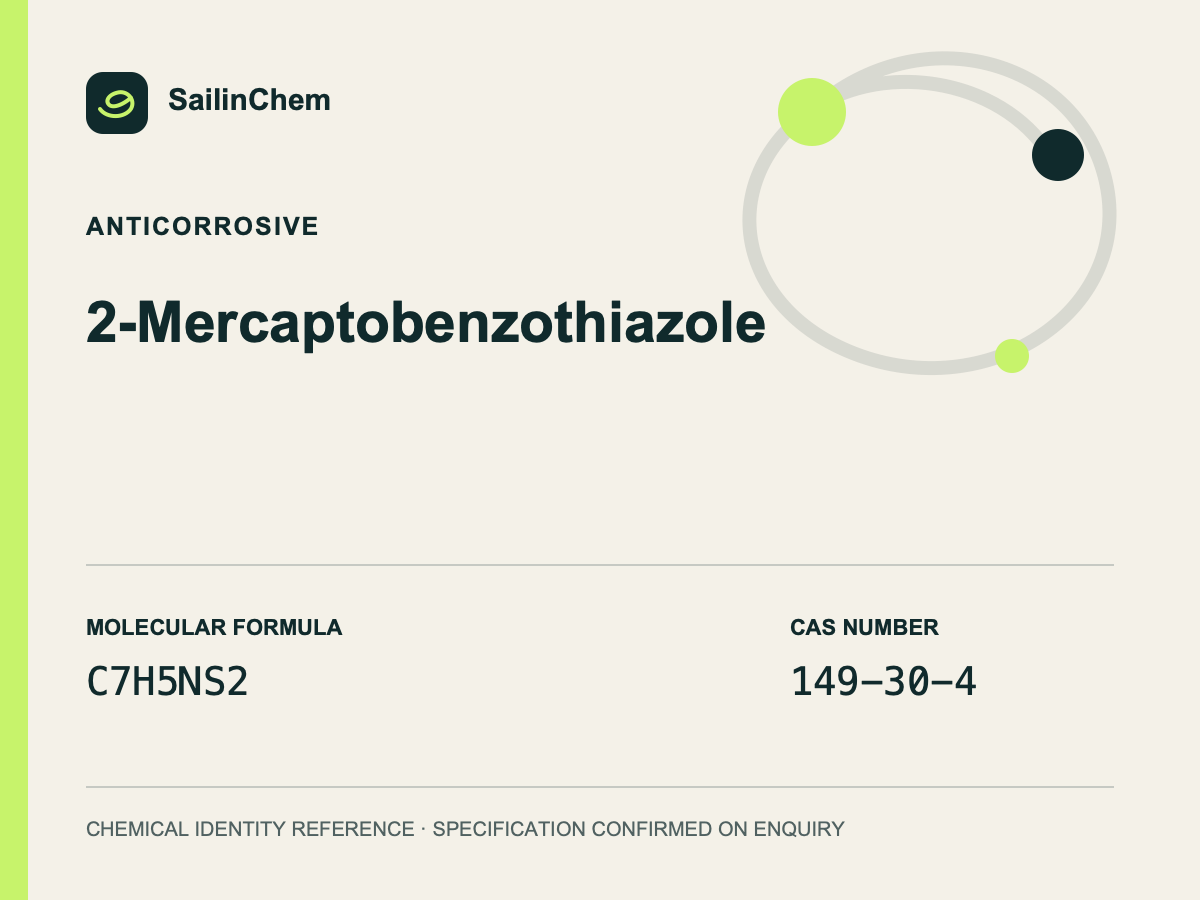 2-Mercaptobenzothiazole (CAS 149-30-4) chemical identity reference