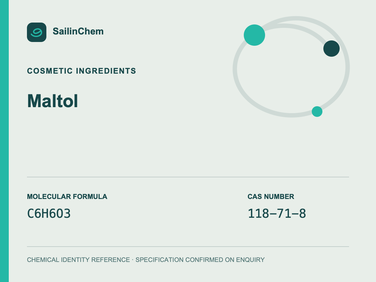 Maltol (CAS 118-71-8) chemical identity reference