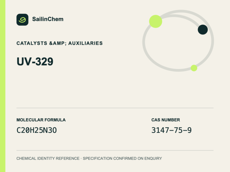 UV-329 (CAS 3147-75-9) chemical identity reference