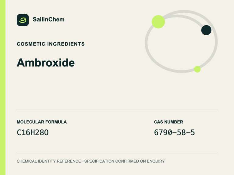 Ambroxide (CAS 6790-58-5) chemical identity reference