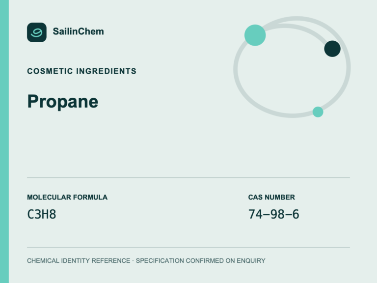 Propane (CAS 74-98-6) chemical identity reference