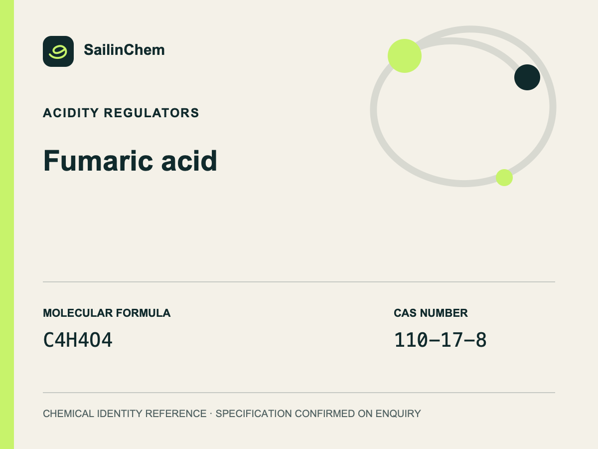 Fumaric acid (CAS 110-17-8) chemical identity reference